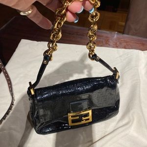 Small cute shiny fendi bag
